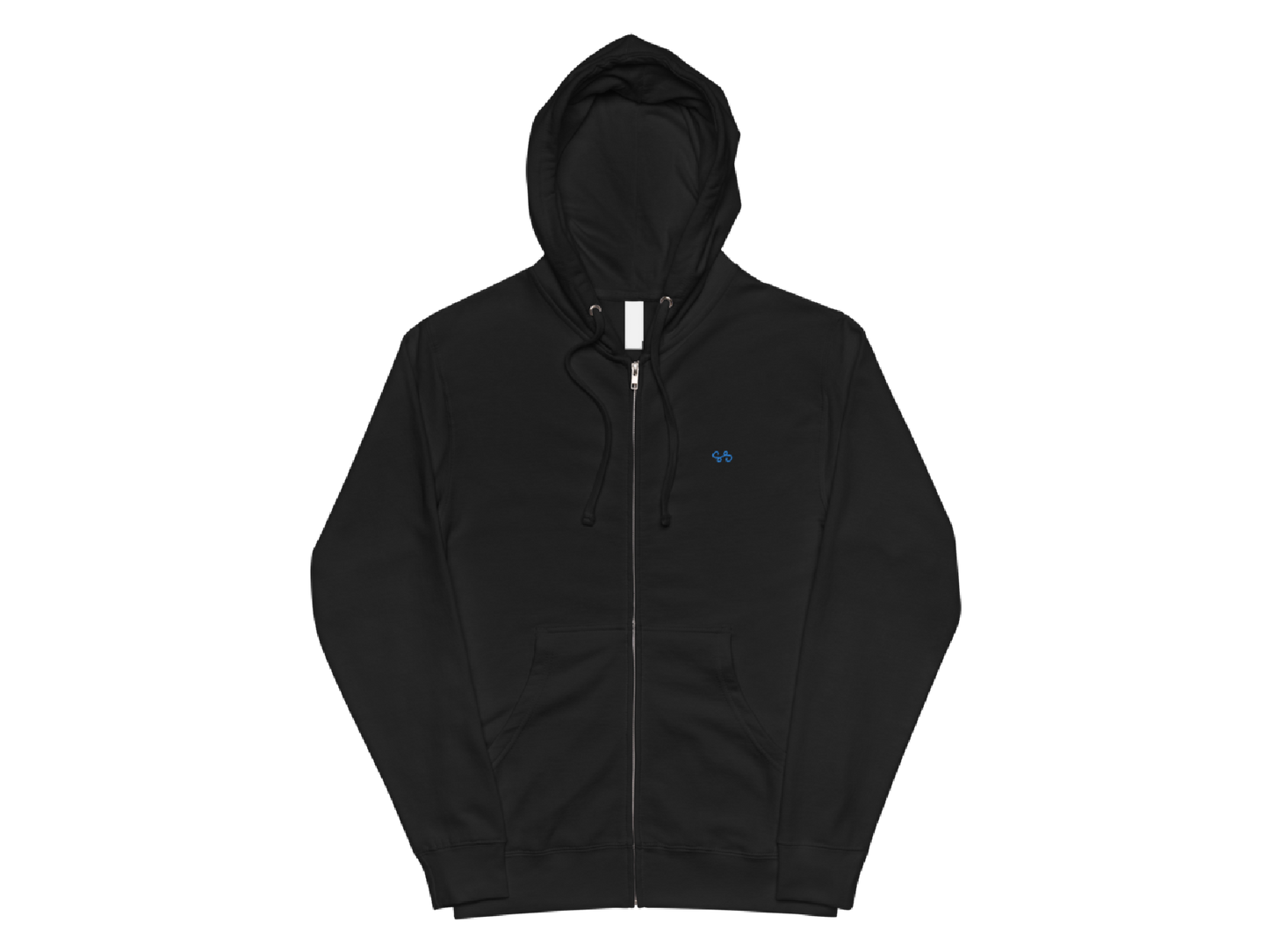 Samurai “War Paint” (Blue) fleece zip up hoodie