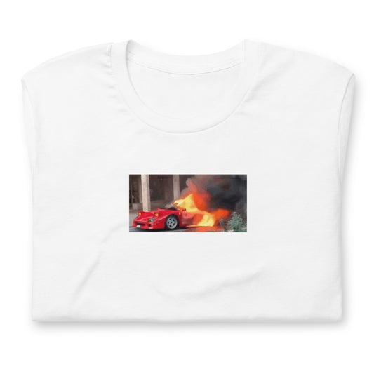 Rosso Corsa graphic t-shirt